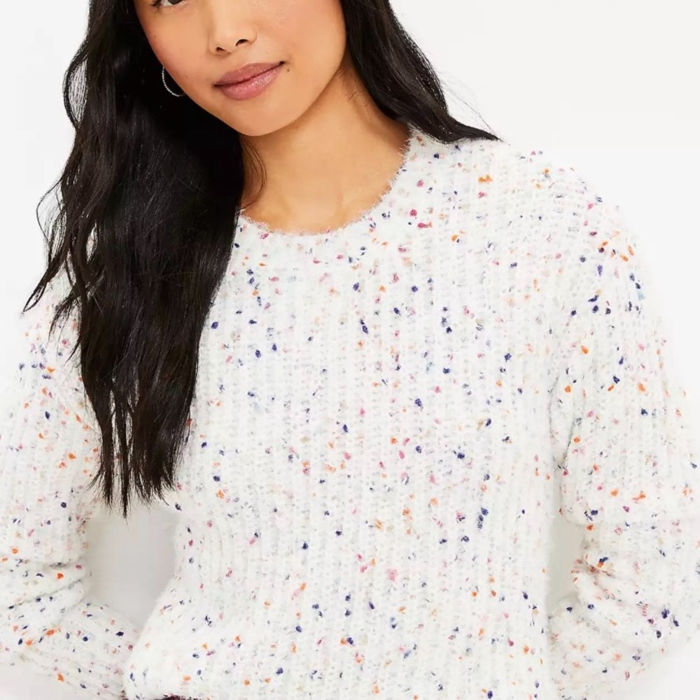 LOFT Confetti Sweater